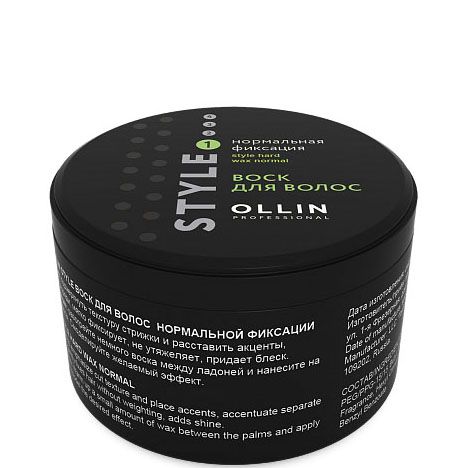Normal hold hair wax Style OLLIN 50 ml